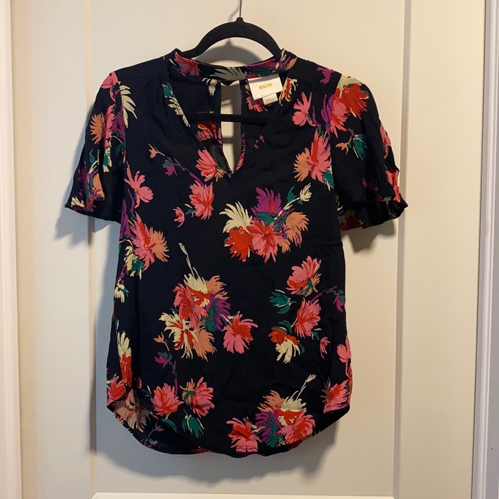 Floral flowy blouse